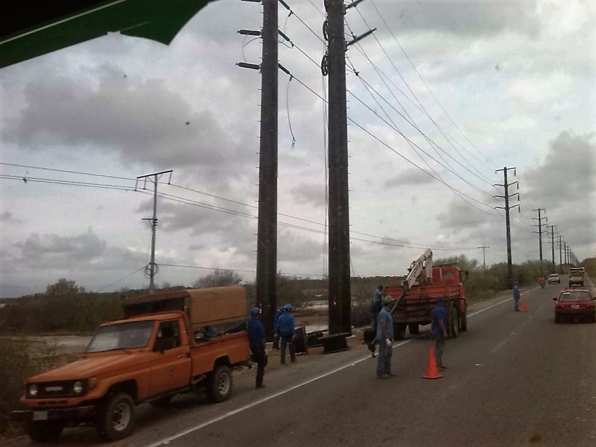 Tendido eléctrico Cuare